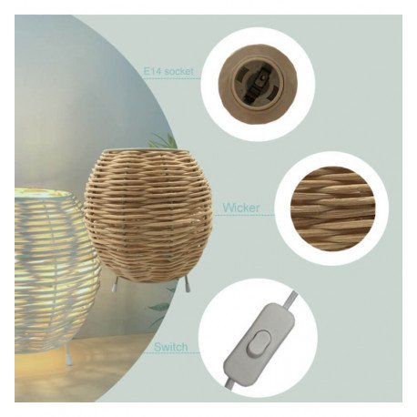 LED-tafellamp SUNNE E14 voor interieurdecoratie