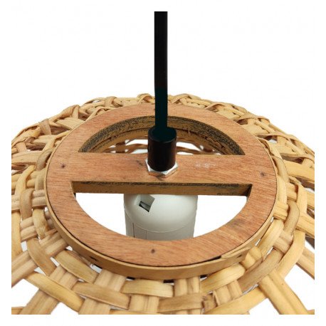 HERNING hanglamp led E27 van rotan voor interieur