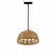 HERNING hanglamp led E27 van rotan voor interieur