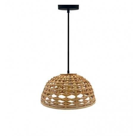 HERNING hanglamp led E27 van rotan voor interieur
