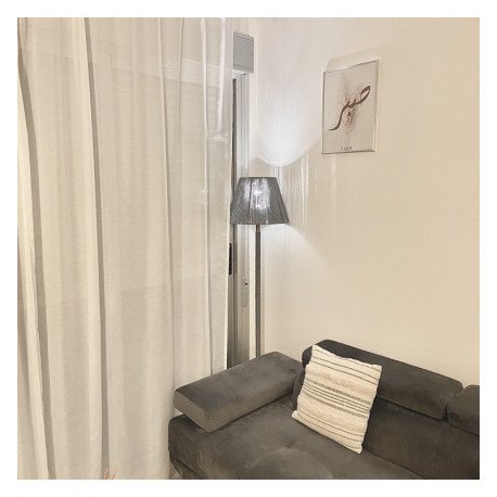Lámpara de suelo LED HORSENS para E27, diseño minimalista