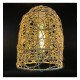 Hanglamp van rotan voor ledlamp E27, interieurdecoratie