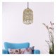 Hanglamp van rotan voor ledlamp E27, interieurdecoratie