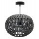 Hanging lamp van riet KALMAR voor ledlamp E27, interieurdecoratie