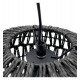 Hanging lamp van riet KALMAR voor ledlamp E27, interieurdecoratie