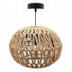 Hanglamp led E27 van riet KINNA voor interieurdecoratie