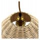 Hanglamp van rotan KOSTA voor ledlamp E27