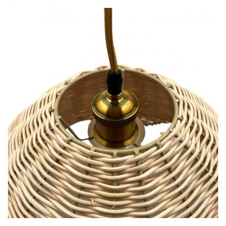 Hanglamp van rotan KOSTA voor ledlamp E27