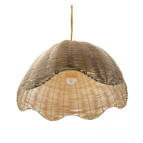 Hanglamp van rotan KOSTA voor ledlamp E27