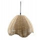 Hanglamp van rotan KOSTA voor ledlamp E27