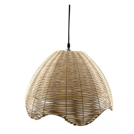 Hanglamp van rotan KOSTA voor ledlamp E27
