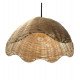 Hanglamp van rotan KOSTA voor ledlamp E27