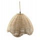 Hanglamp van rotan KOSTA voor ledlamp E27