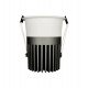 Downlight LED 18-24W empotrable Lucerna 38° UGR11 2700K+CCT