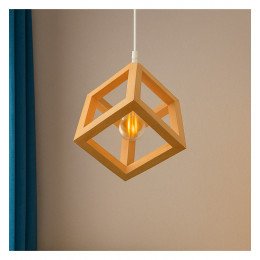Hanglamp LED SKAGEN E27 van esdoornhout
