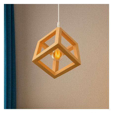 LED Pendant Lamp SKAGEN E27 in Beech Wood