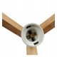 LED Pendant Lamp SKAGEN E27 in Beech Wood