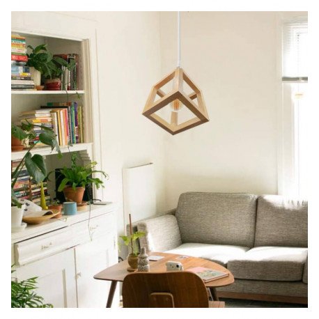 LED Pendant Lamp SKAGEN E27 in Beech Wood