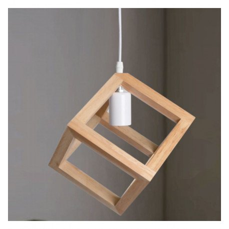 LED Pendant Lamp SKAGEN E27 in Beech Wood