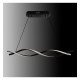 LED hanglamp 24W mat zwart CRI88 voor binnen