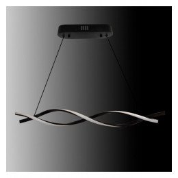 LED hanglamp 24W mat zwart CRI88 voor binnen