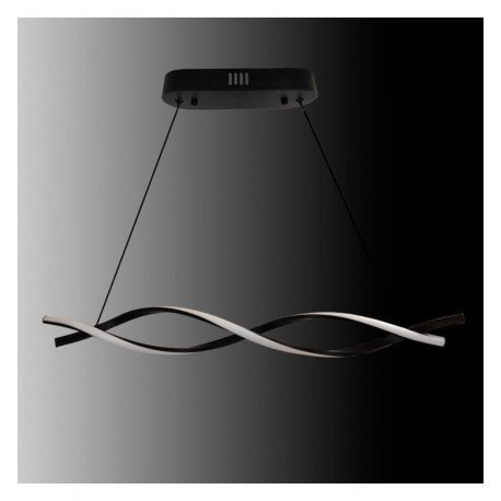 LED hanglamp 24W mat zwart CRI88 voor binnen