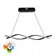 LED hanglamp 24W mat zwart CRI88 voor binnen