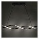 LED hanglamp 24W mat zwart CRI88 voor binnen