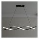 LED hanglamp 24W mat zwart CRI88 voor binnen