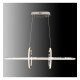 Hangende ledlamp 48W NYBRO zilverkleurig ontwerp CRI88