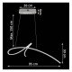 LED hanglamp 48W voor binnen met CRI88