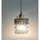 LED Pendant Lamp HABO E27 Silver Crystal Adjustable