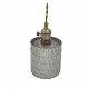 LED Pendant Lamp HABO E27 Silver Crystal Adjustable