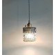 LED Pendant Lamp HABO E27 Silver Crystal Adjustable