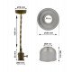 Hanglamp LED BOLBRO van transparant glas E27
