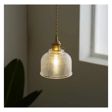 Hanglamp LED BOLBRO van transparant glas E27