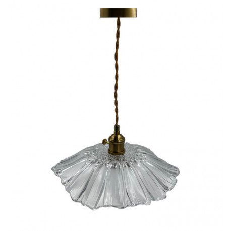 Lámpara LED colgante ARDALA para E27 de cristal opaco