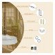 Hanglamp LED BJORN met transparant glas, E27