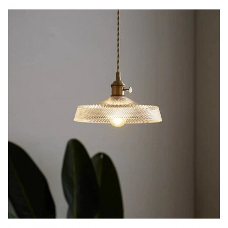 Hanglamp LED BJORN met transparant glas, E27