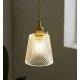 Hangende ledlamp STRANDA voor E27 van transparant glas