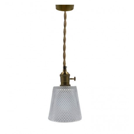 LED Pendant Lamp STRANDA E27 Clear Glass