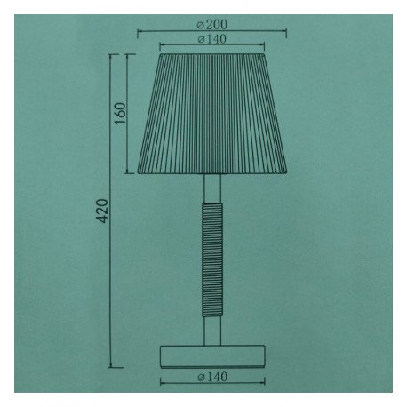 LED tafellamp KALIX E27 voor interieurdecoratie