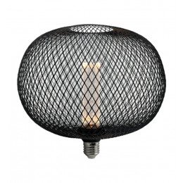 LED Bulb E27 4W Decorative Modern Metal Black 2200K/4000K