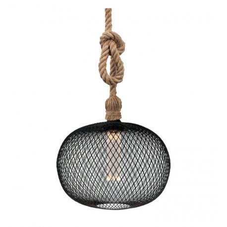 Ledlamp 4W E27 decoratief metalen design zwart mat 2200K/4000K