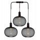 Ledlamp 4W E27 decoratief metalen design zwart mat 2200K/4000K