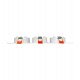 Downlight LED Aro Marco Blanco Triple orientable GU10
