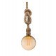 LED-lamp kristal amber 4W E27 G125 decoratief