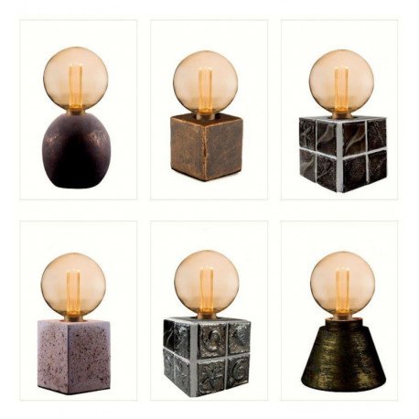LED Bulb Amber Glass 4W E27 G125 Decorative