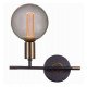 LED lamp 4W E27 G125 rookglas (kristal) decoratief