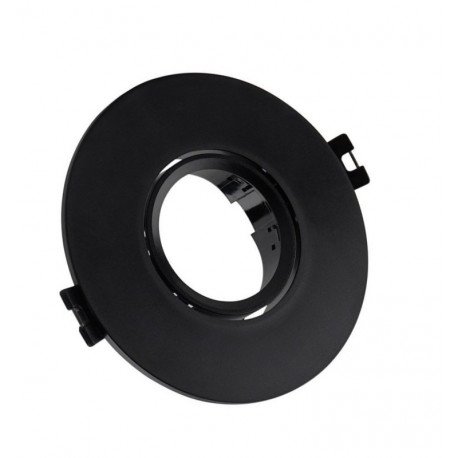 LED Downlight Round Black Adjustable GU10 Indoor